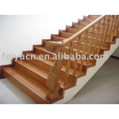 Strand Woven Carved Bamboo Stair-Luxury Lion Strand Design